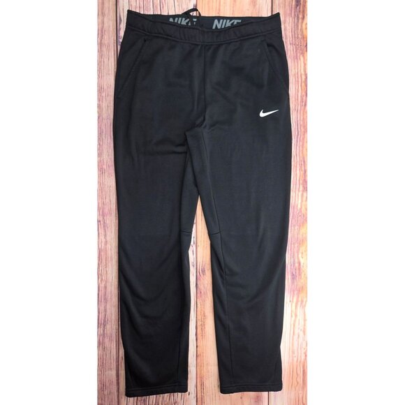 Nike Dri-Fit Mens Black Athletic Pants Medium - Picture 1 of 8